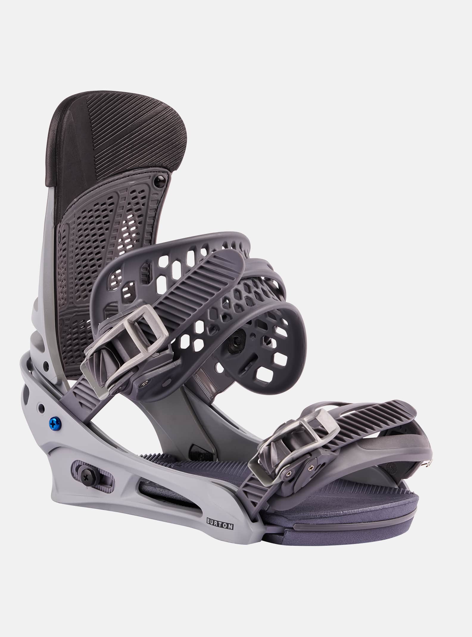 Burton Men's Burton Malavita Re:Flex Snowboard Bindings Gray Fade