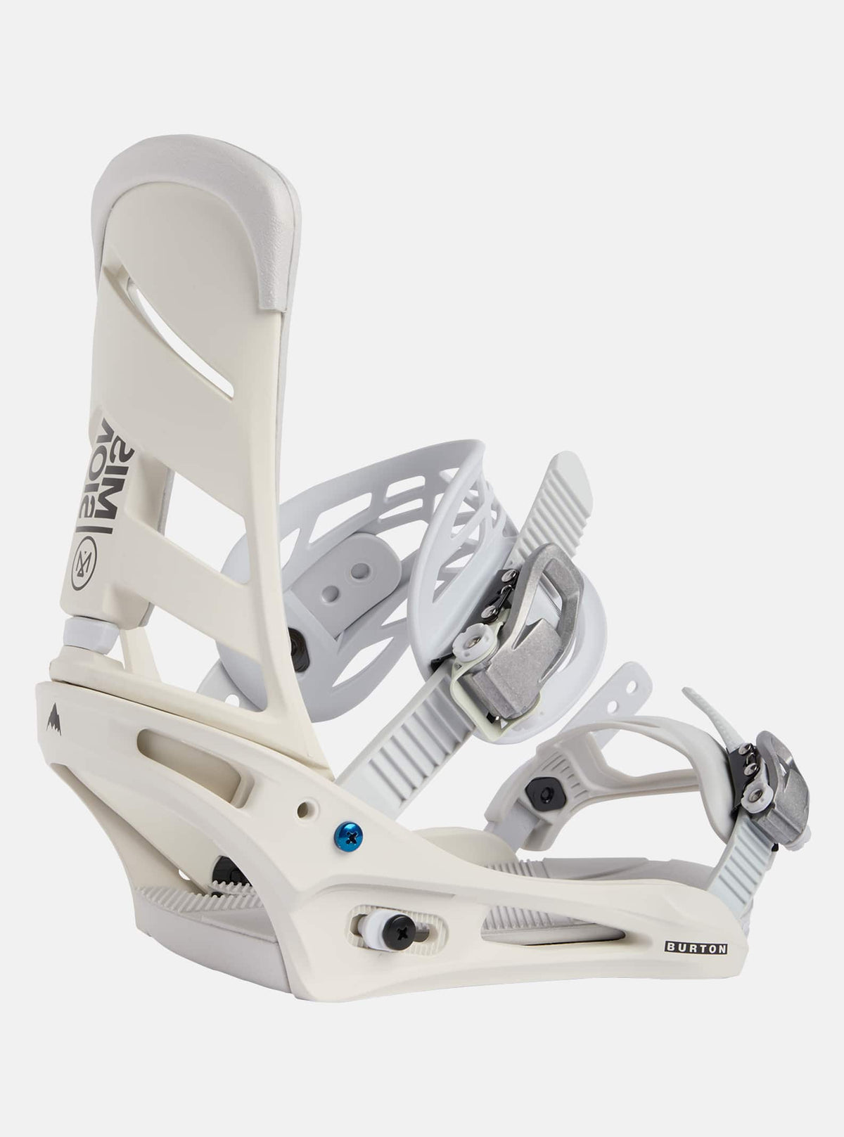 Burton Men's Burton Mission Re:Flex Snowboard Bindings Stout White