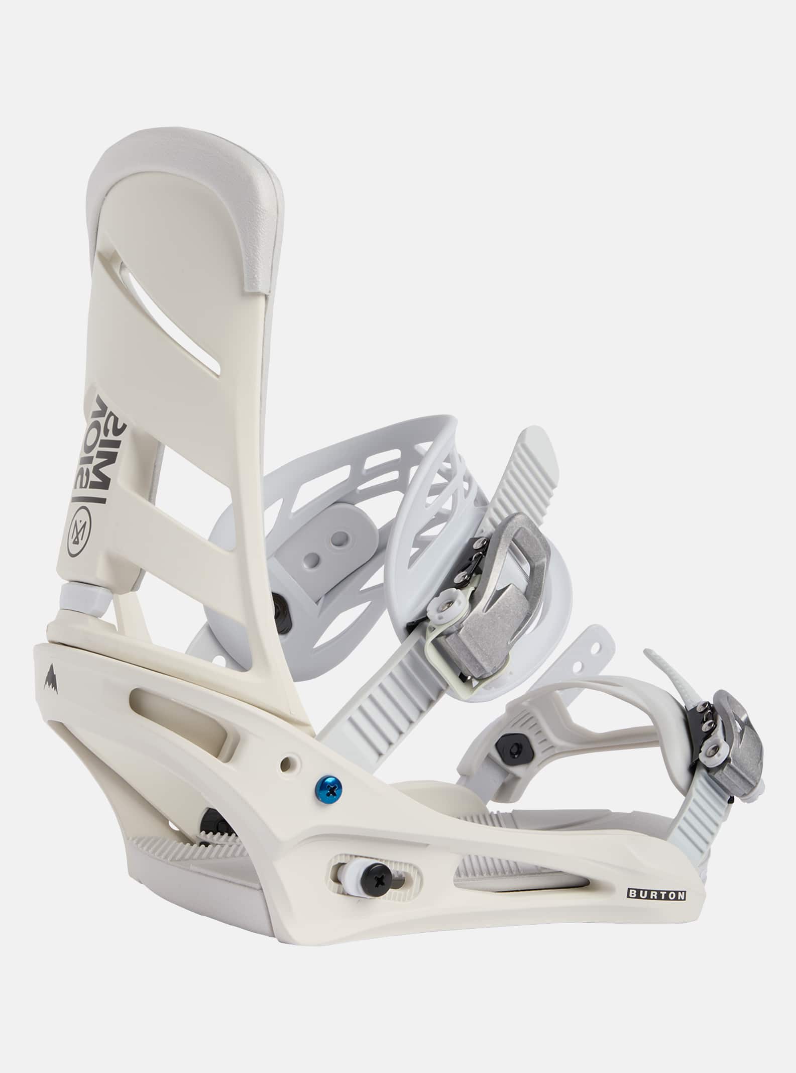 Burton Men's Burton Mission Re:Flex Snowboard Bindings Stout White