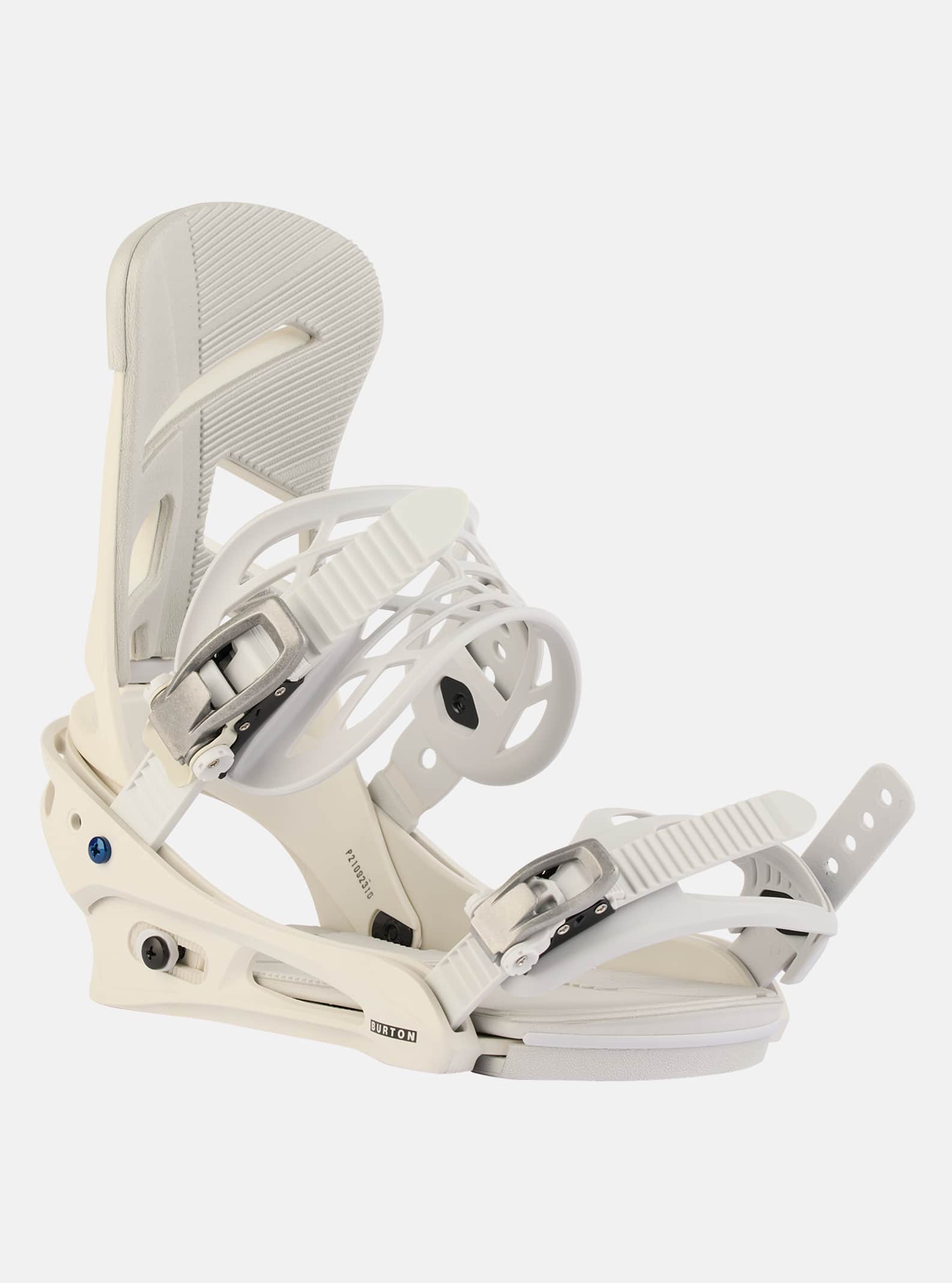 Burton Men's Burton Mission Re:Flex Snowboard Bindings Stout White