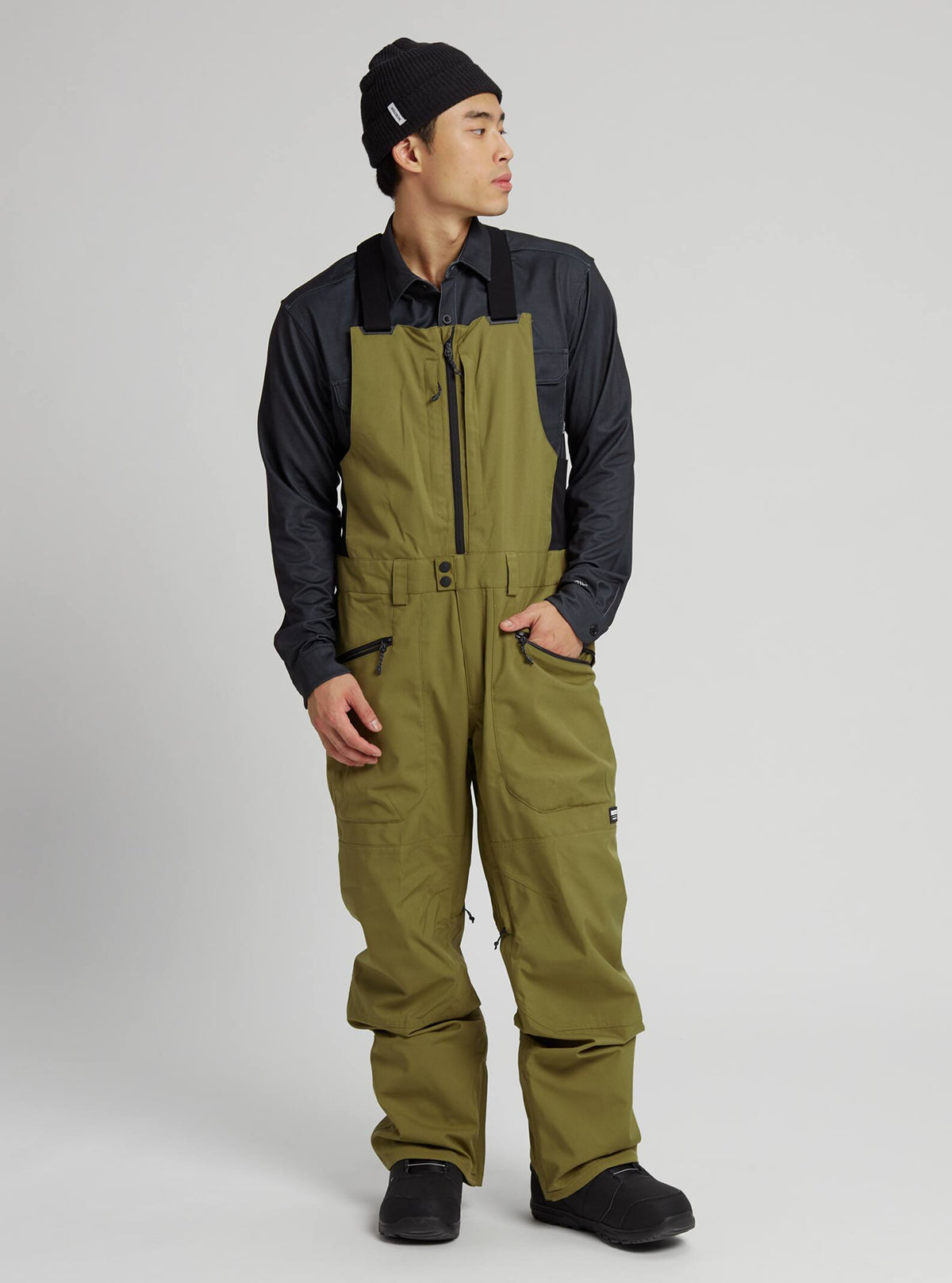 Burton Men's Burton Reserve 2L Bib Pants Martini Olive