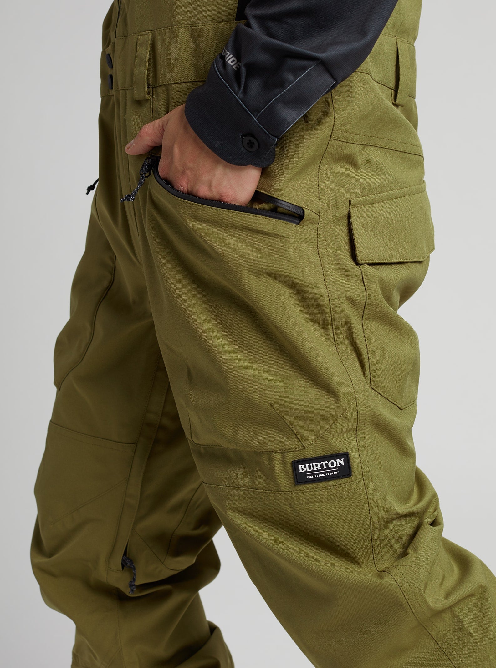 Burton Men's Burton Reserve 2L Bib Pants Martini Olive