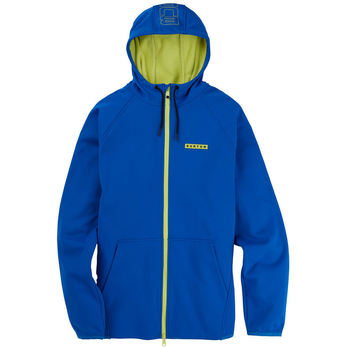 Burton Mens Crown Weatherproof Full-Zip Fleece Hoodie 2021 Lapis Blue