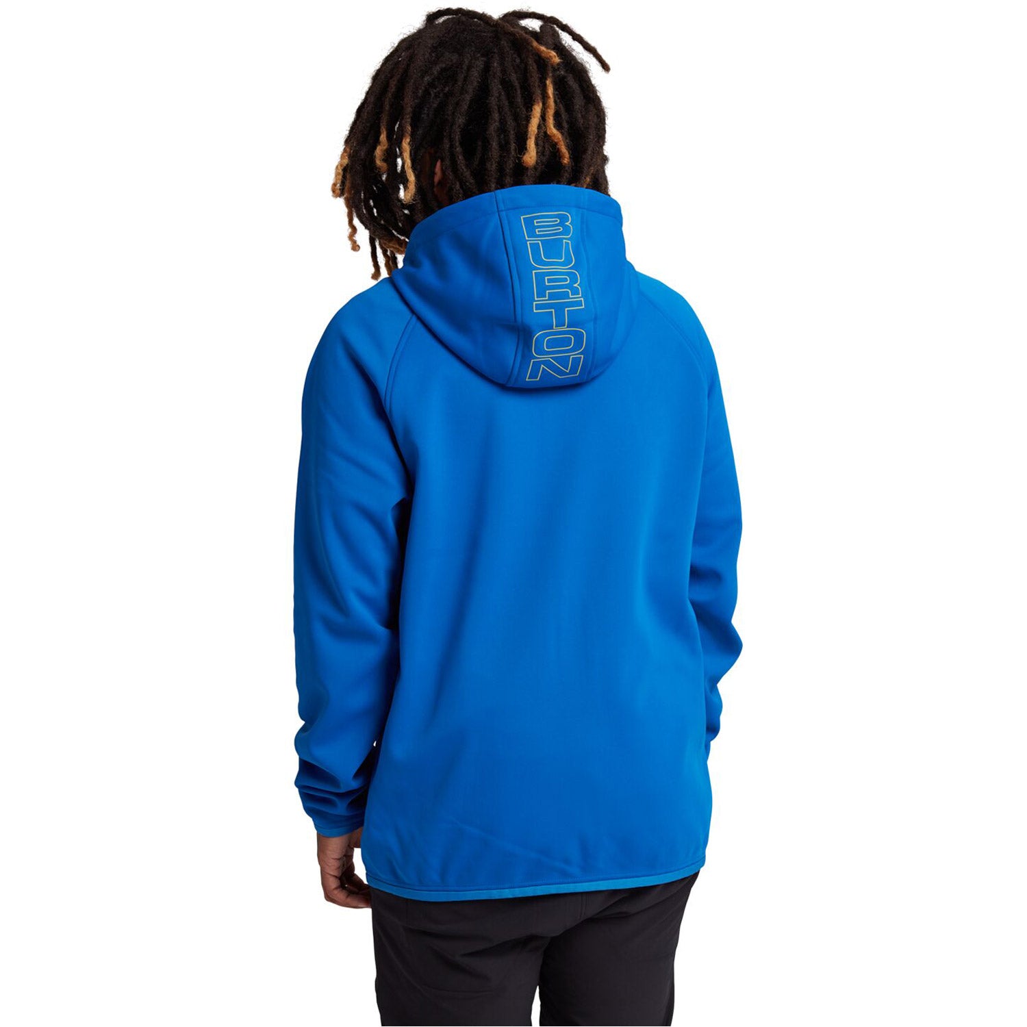 Burton Mens Crown Weatherproof Full-Zip Fleece Hoodie 2021 Lapis Blue