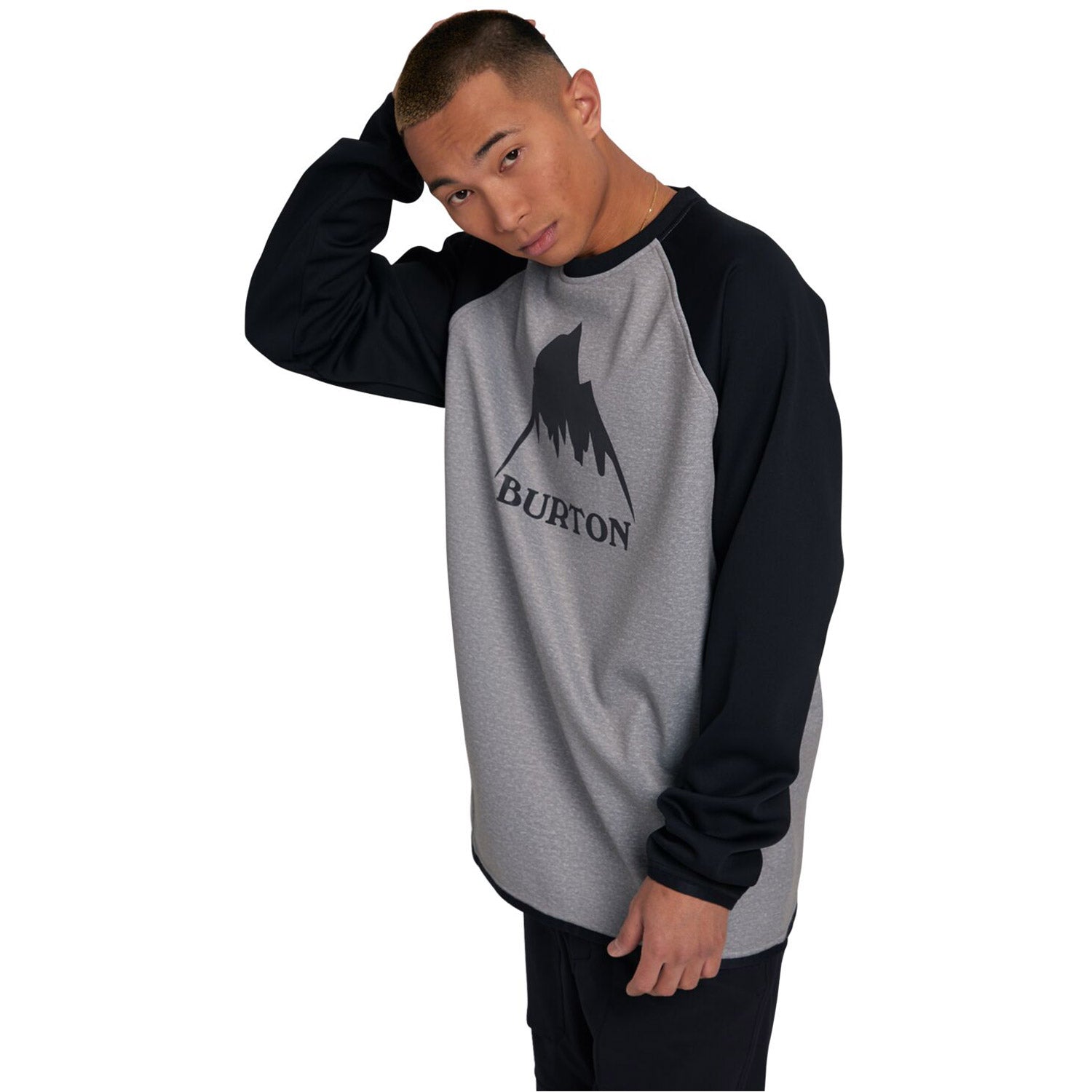 Burton Mens Crown Weatherproof Pullover Crew 2021 Lapis Blue