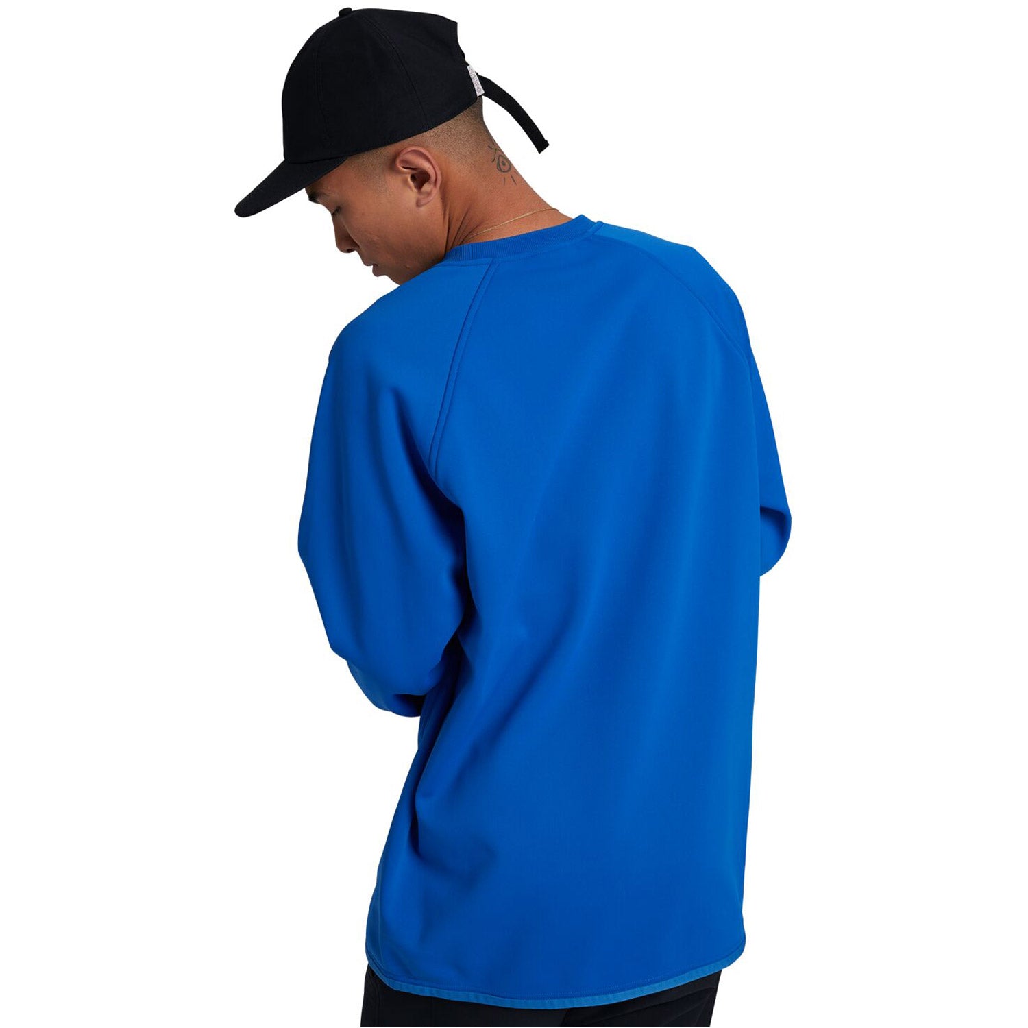 Burton Mens Crown Weatherproof Pullover Crew 2021 Lapis Blue