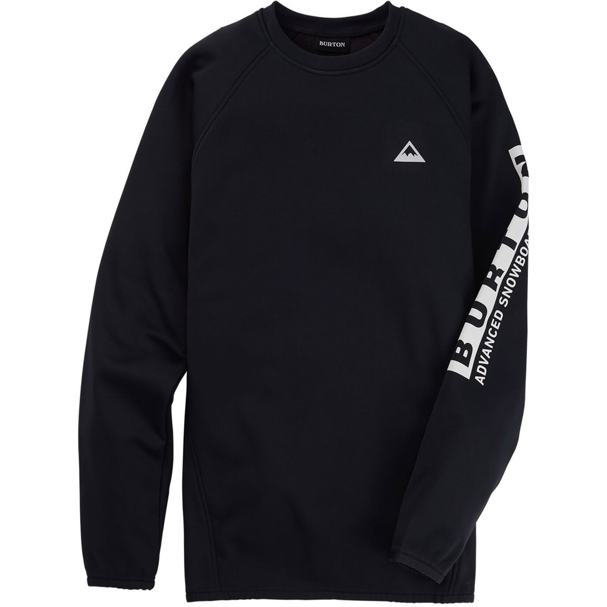 Burton Mens Crown Weatherproof Pullover Crew 2021 True Black