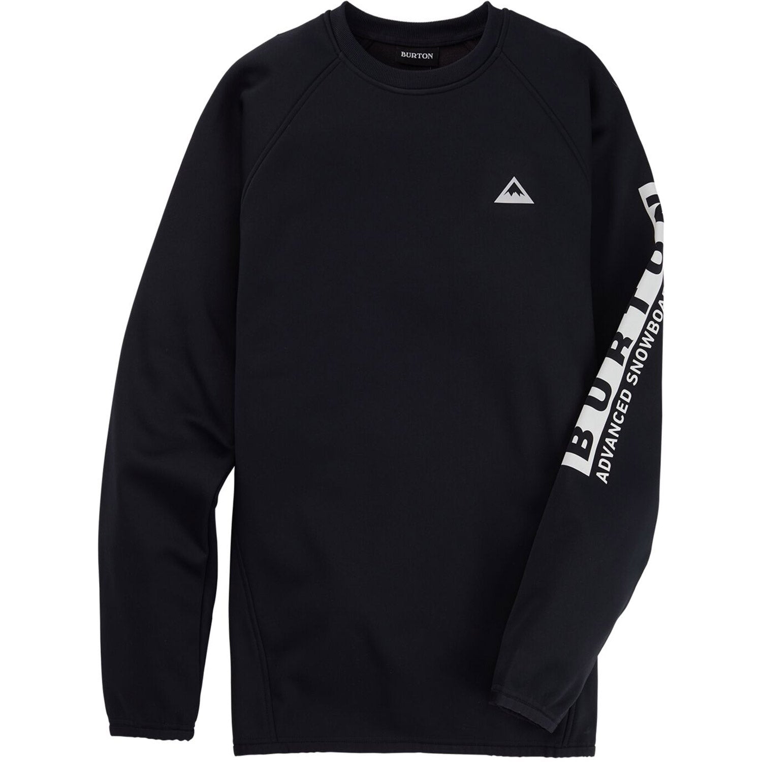 Burton Mens Crown Weatherproof Pullover Crew 2021 True Black