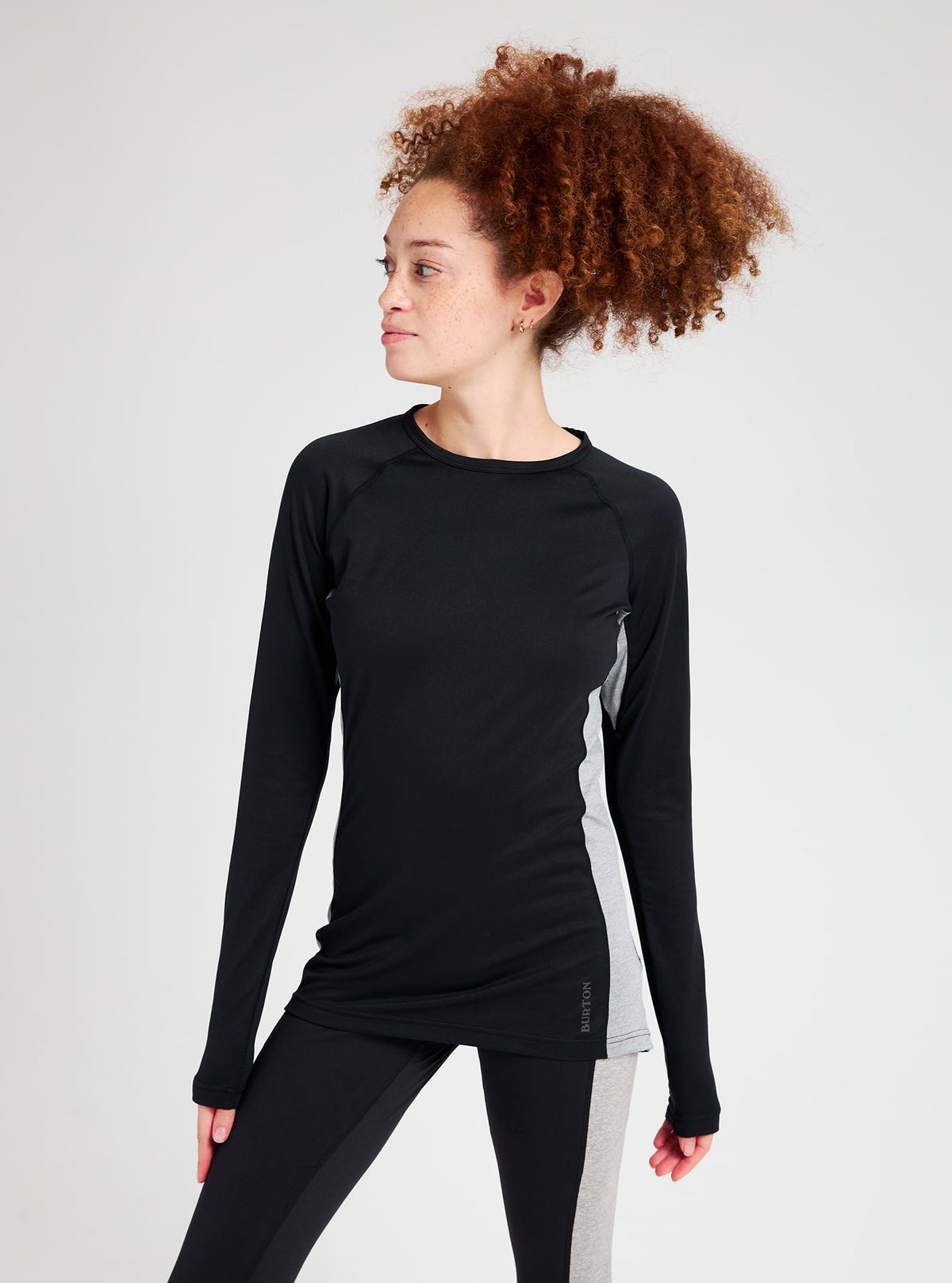 Burton Midweight X Base Layer Crew 2022 True black