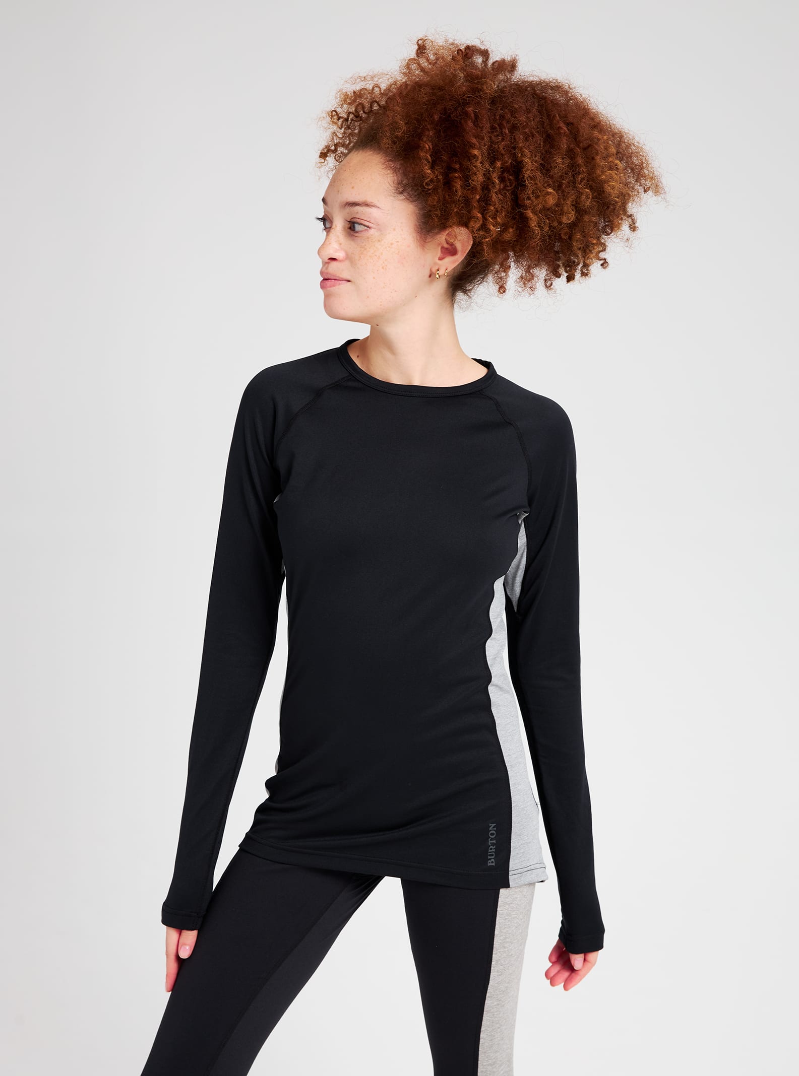 Burton Midweight X Base Layer Crew 2022 True black