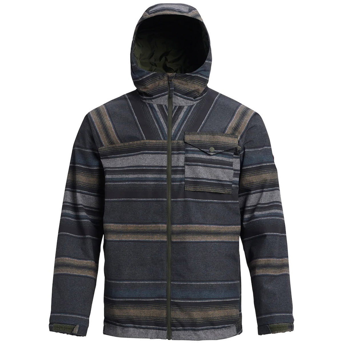 Burton Portal Jacket 2019 Clover Tusk Stripe 1