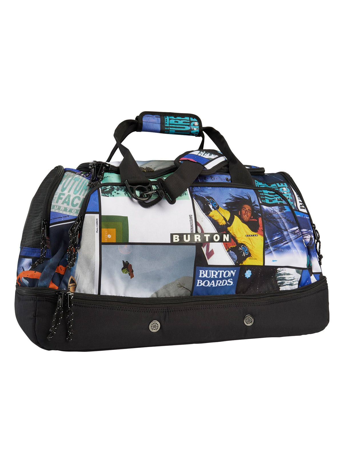 Burton Rider's 2.0 73L Duffel Bag 2022 Catalog collage print