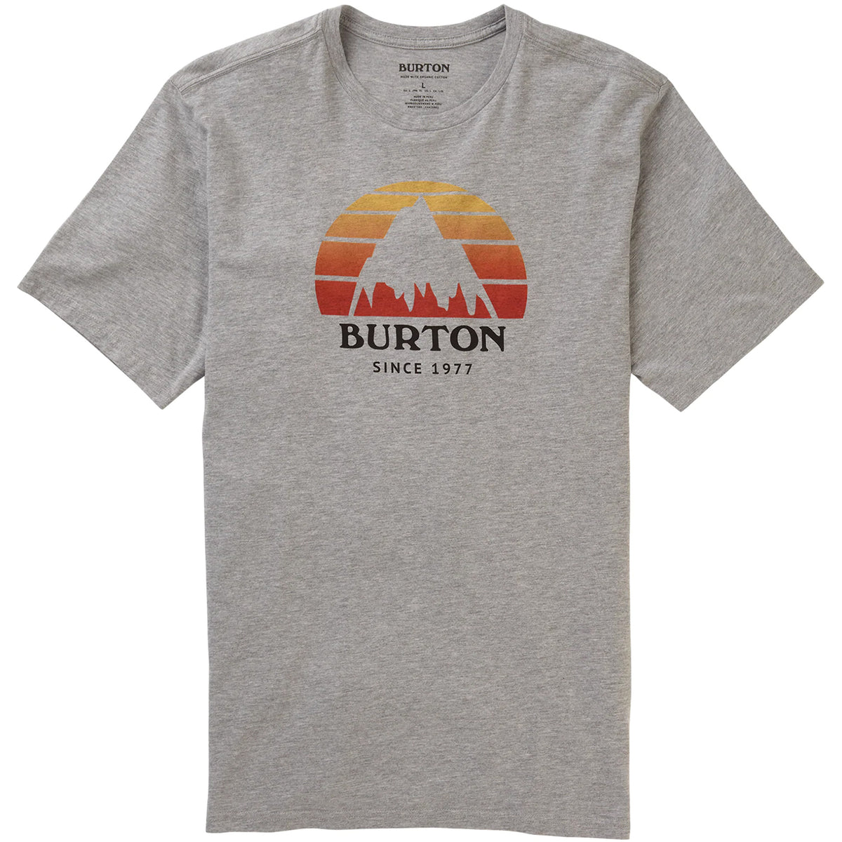 Burton Underhill Short Sleeve Tee 2020 Gray Heather