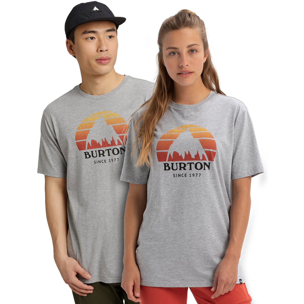 Burton Underhill Short Sleeve Tee 2020 Gray Heather