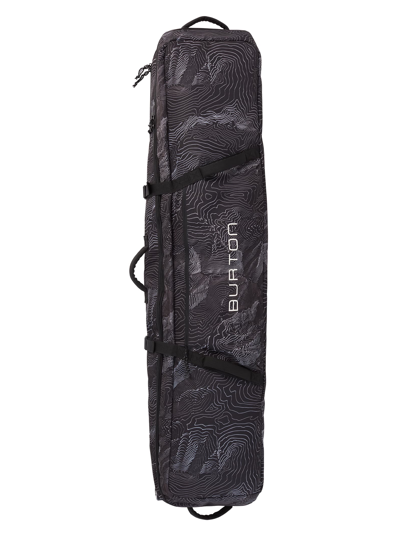 Burton Wheelie Locker Board Bag 2022 Black mansfield topo