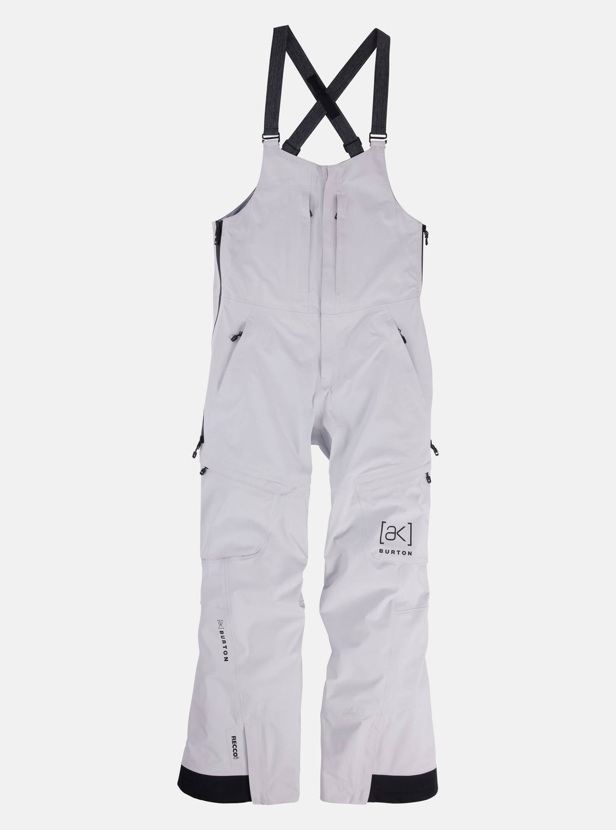 Burton Women's Burton [ak] Kimmy GORE-TEX 3L Stretch Bib Pants Gray Cloud