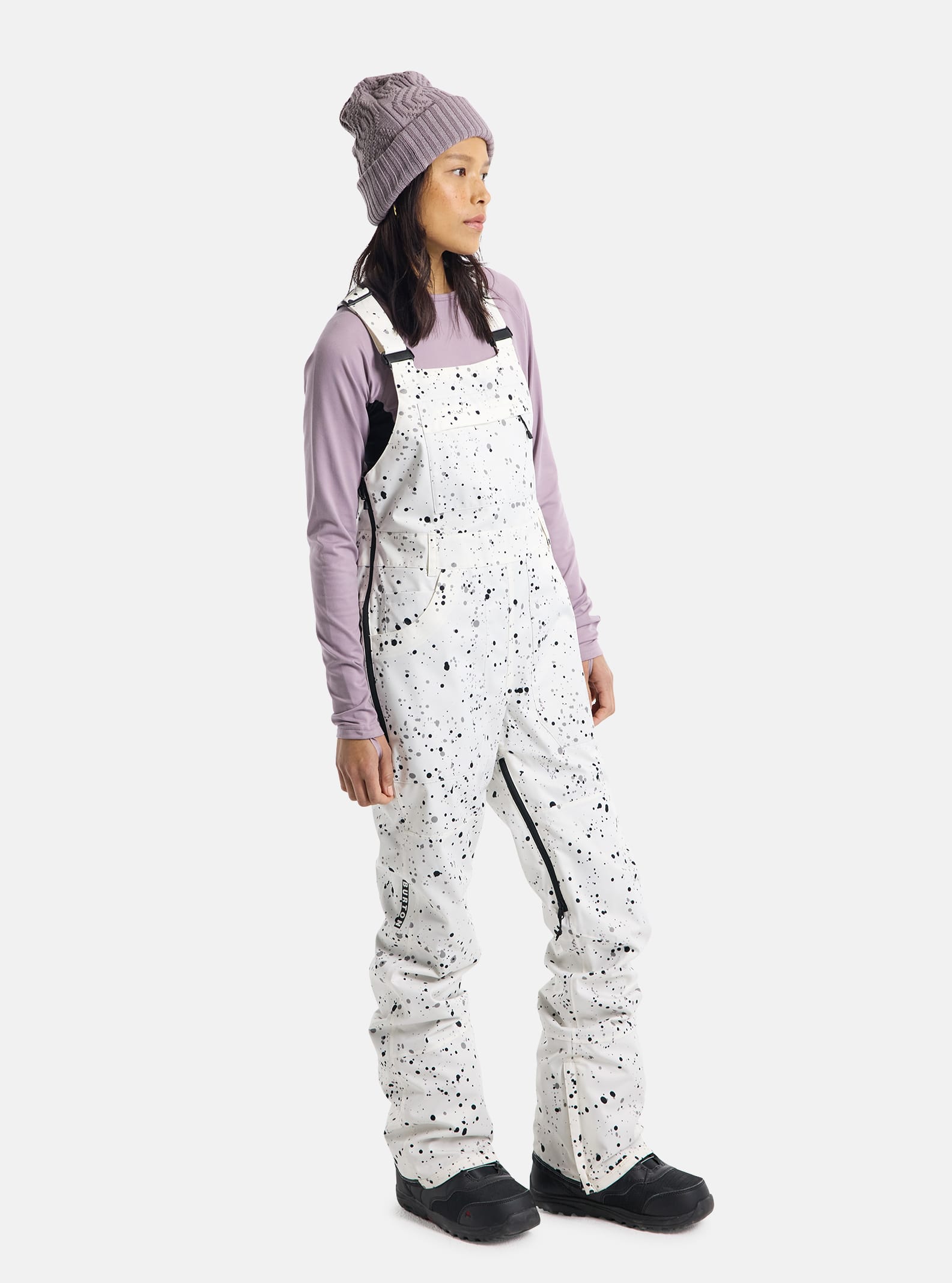 Burton Women's Burton Avalon 2L Bib Pants Stout White Spatter
