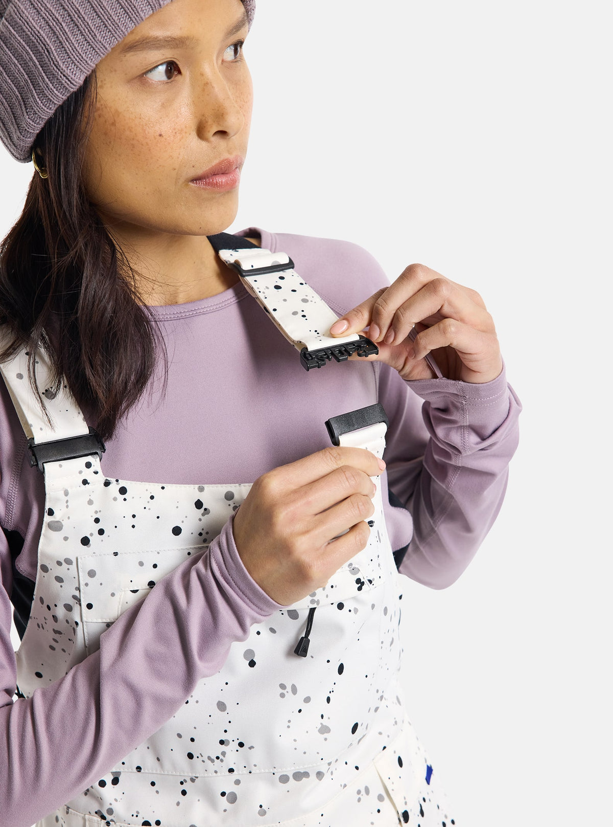 Burton Women's Burton Avalon 2L Bib Pants Stout White Spatter