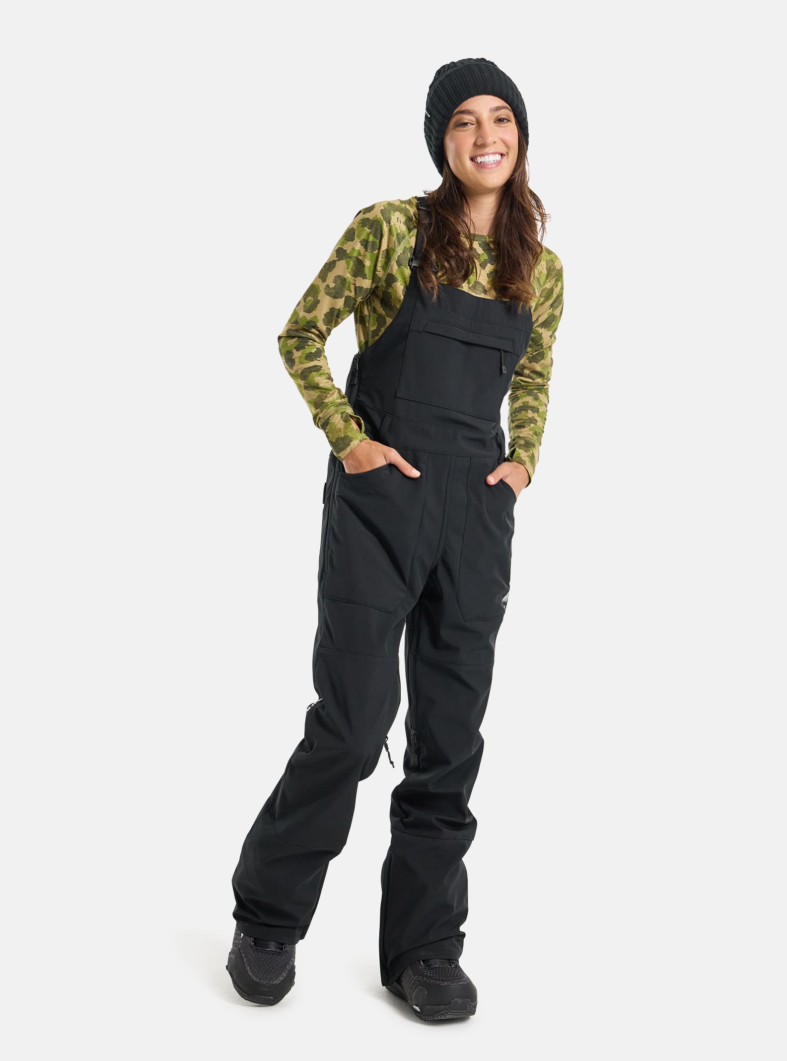 Burton Women's Burton Avalon Stretch 2L Softshell Bib Pants True Black