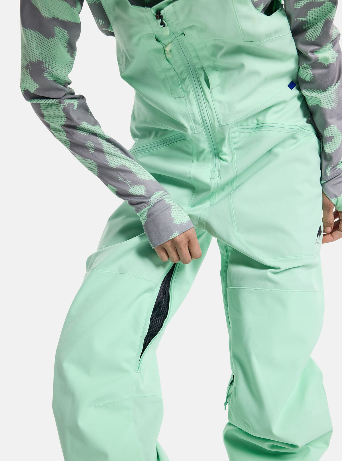 Burton Women's Burton Reserve Stretch 2L Bib Pants Jewel Green