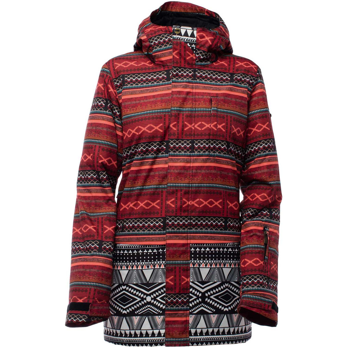 Bonfire Sapphire Womens Snowboard Jacket 2018 Ethno Print