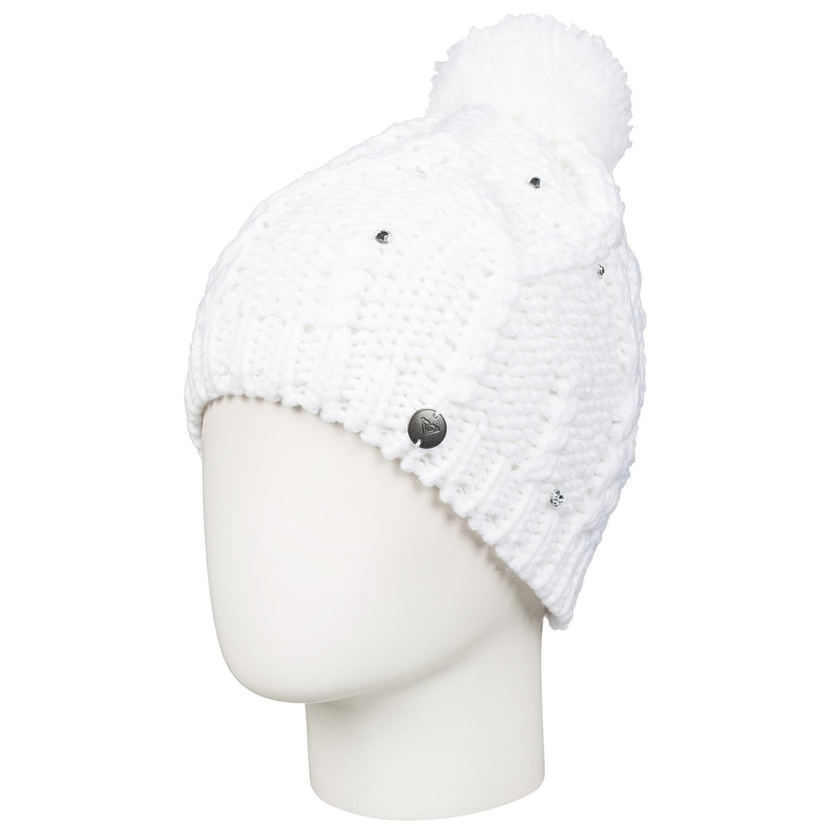 Roxy Shooting Star Kids Beanie 2017 Bright White