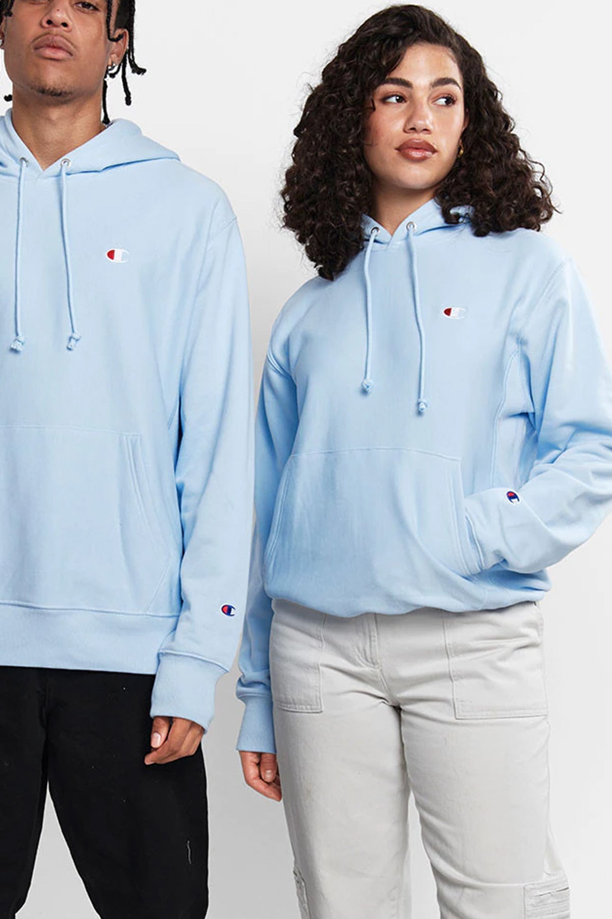 Champion Reverse Weave Hoodie Valentine Blue