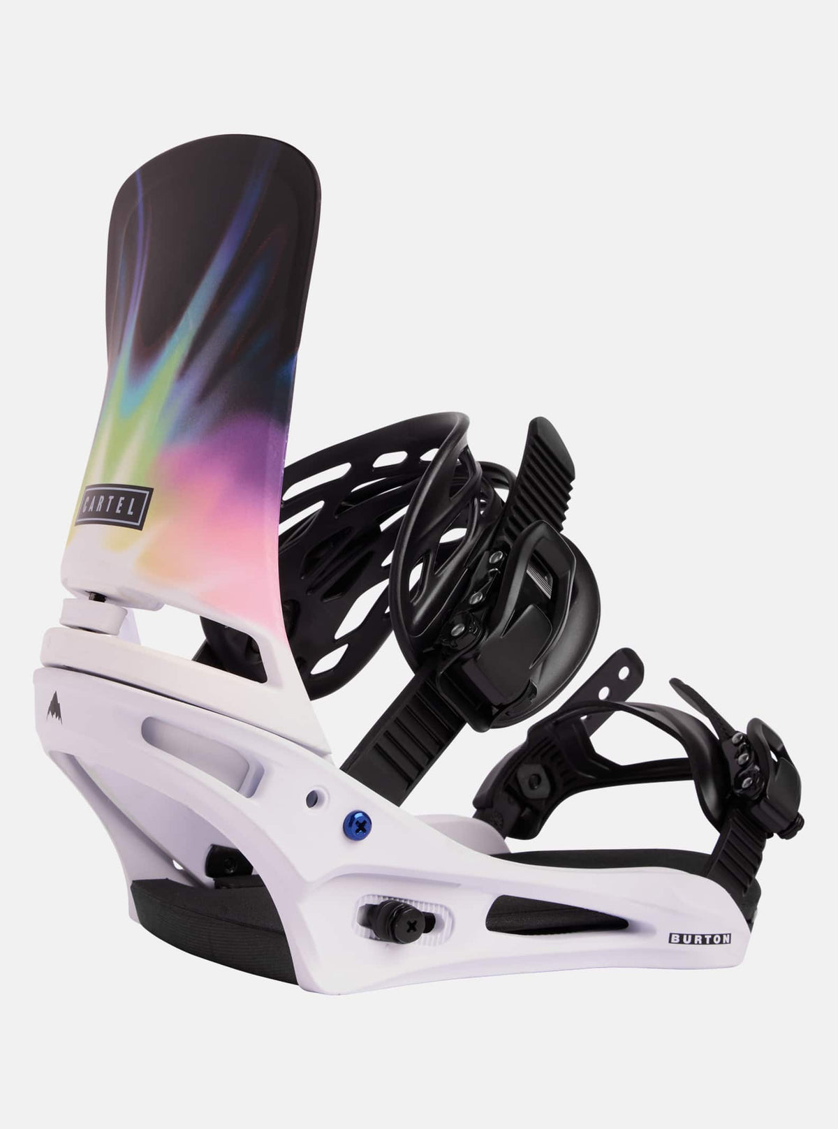 Burton Men's Burton Cartel Re:Flex Snowboard Bindings White/Cloud Burst