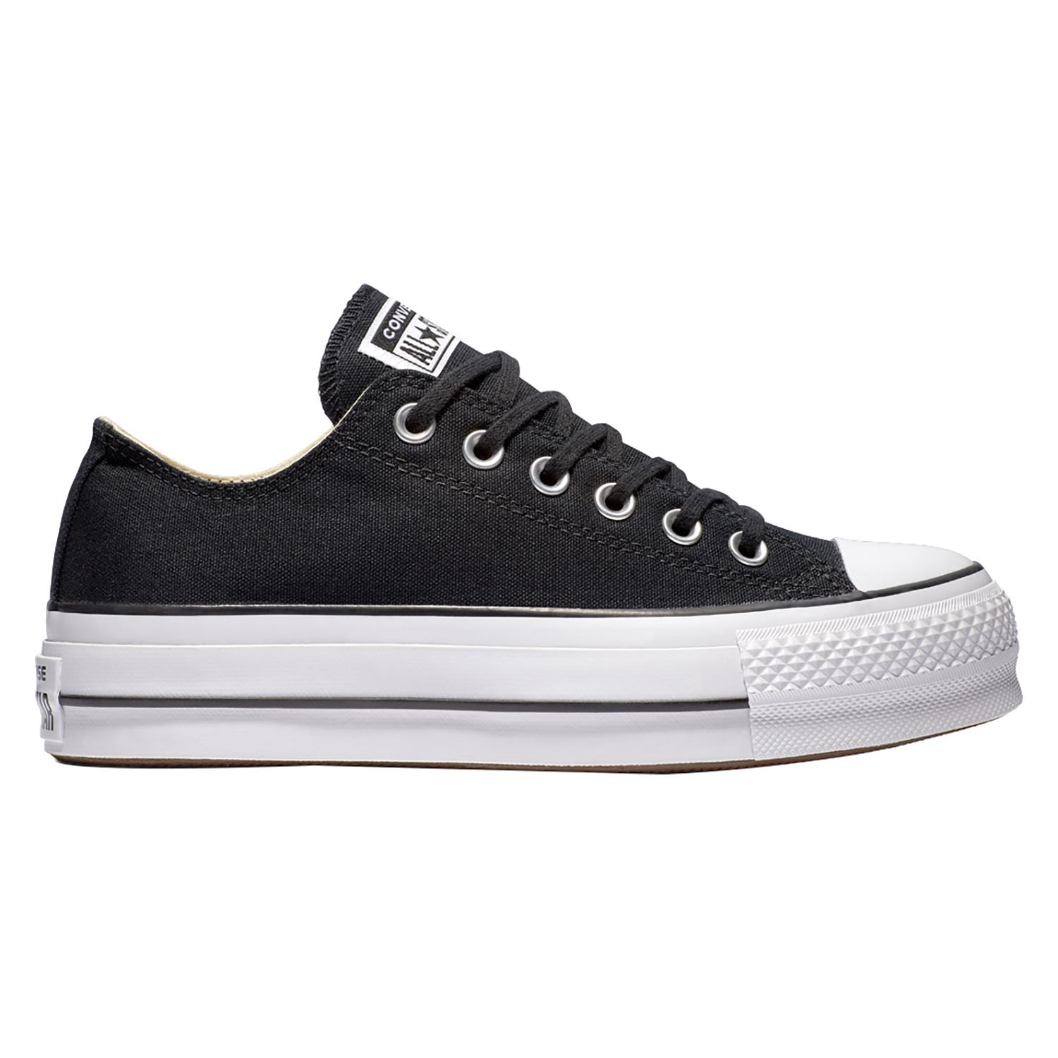 Converse Womens Chuck Taylor All Star Canvas Lift Low Top