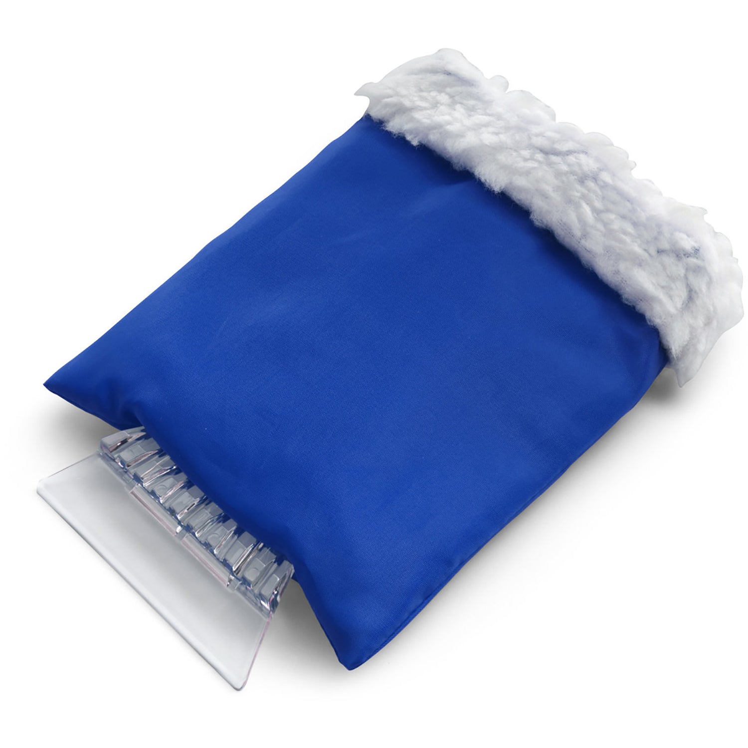 XS Winter Ice Scraper W/ Mitt Blue