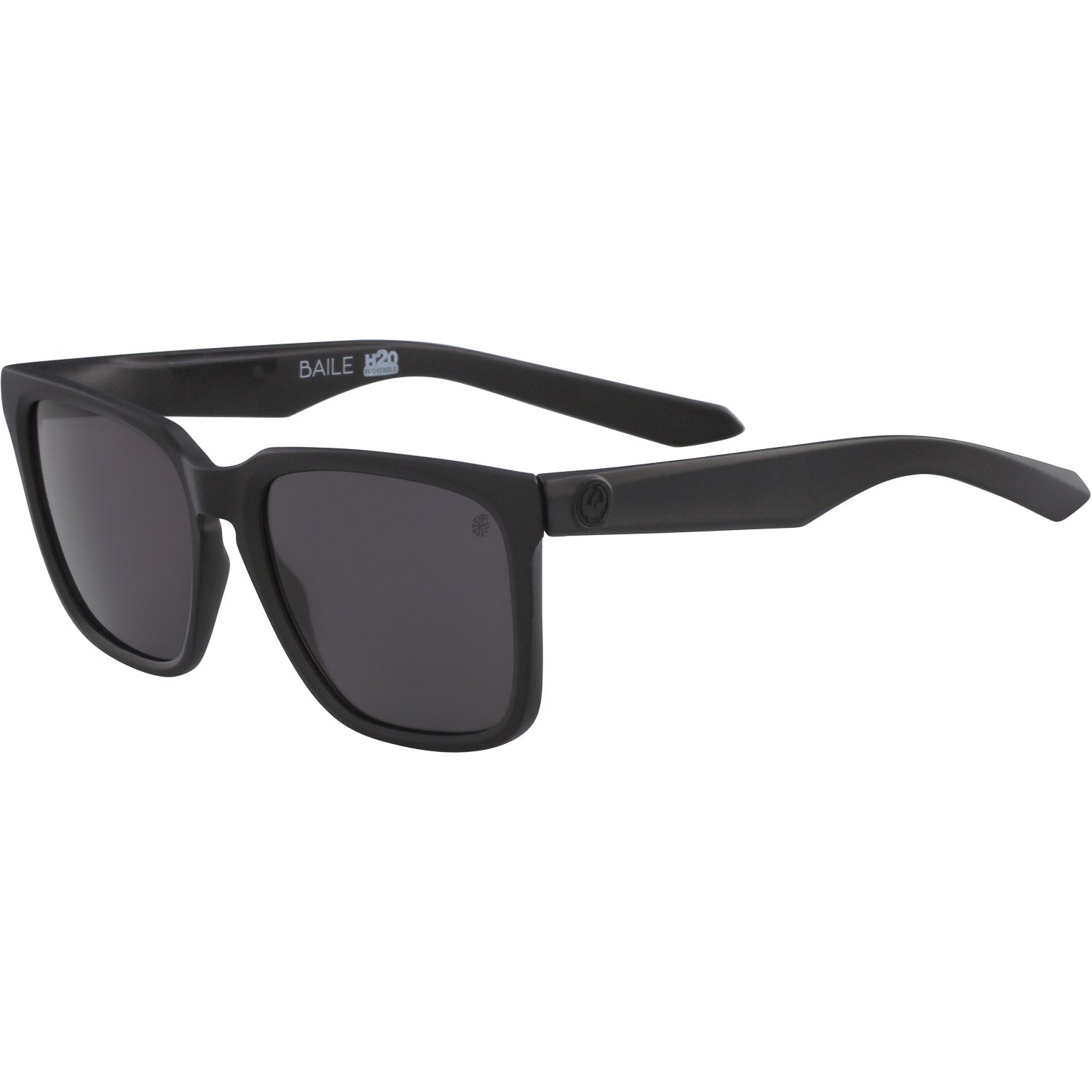 Dragon Bail Sunglasses H20 Matte Black w/ Grey Polar