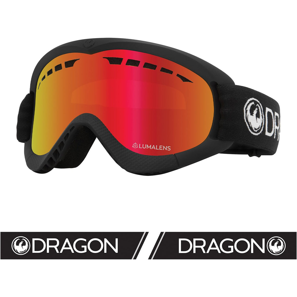 Dragon DX Goggle 2021 Black - Lumalens Red Ion Lens
