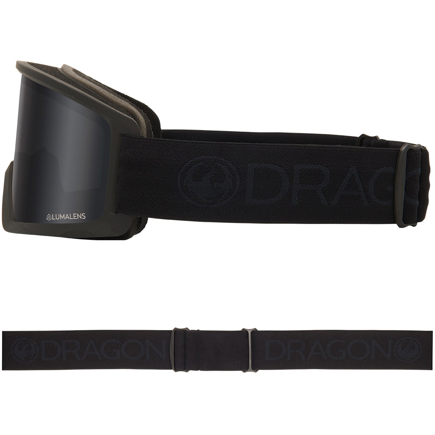 Dragon DX3 OTG Snow Goggles 2023 Blackout Lumalens Dark Smoke Lens