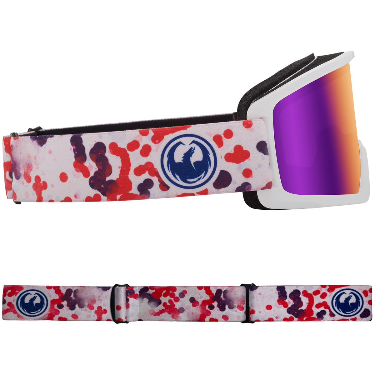 Dragon DX3 OTG Snow Goggles 2023 Koi Lumalens Purple Ion Lens