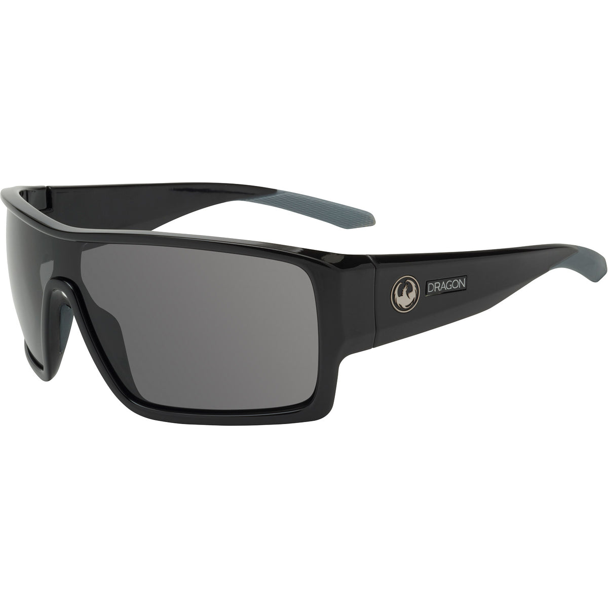 Dragon Flash Sunglasses Jet Black w/ Lumalens Smoke