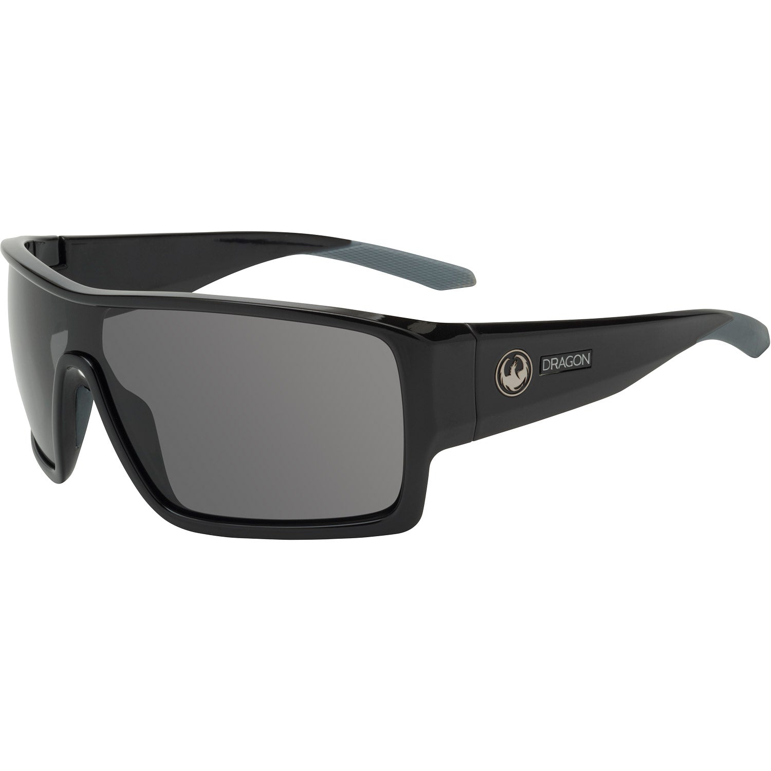 Dragon Flash Sunglasses Jet Black w/ Lumalens Smoke
