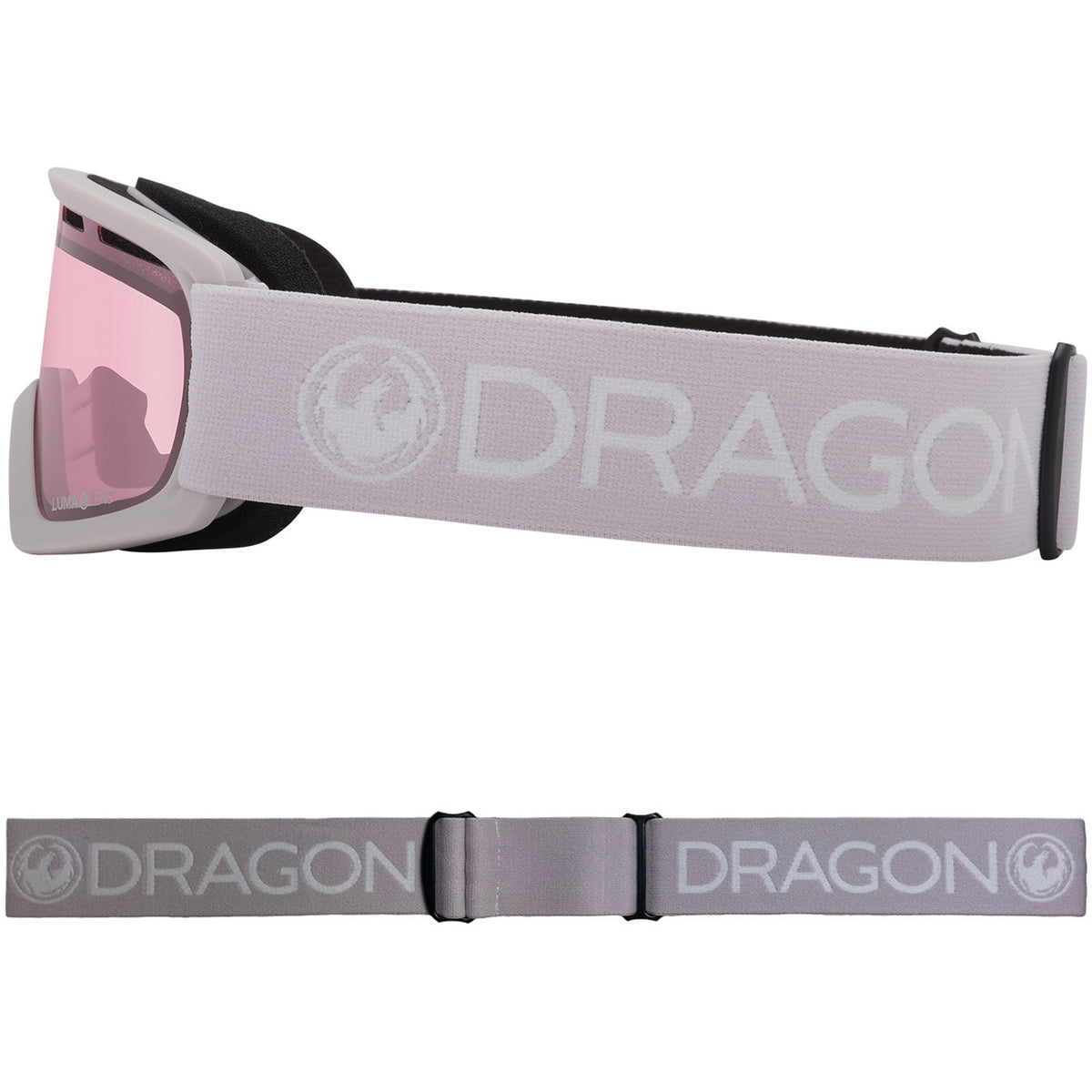 Dragon LIL D Asian Fit Snow Goggles 2023 Lilac Lumalens Light Rose Lens
