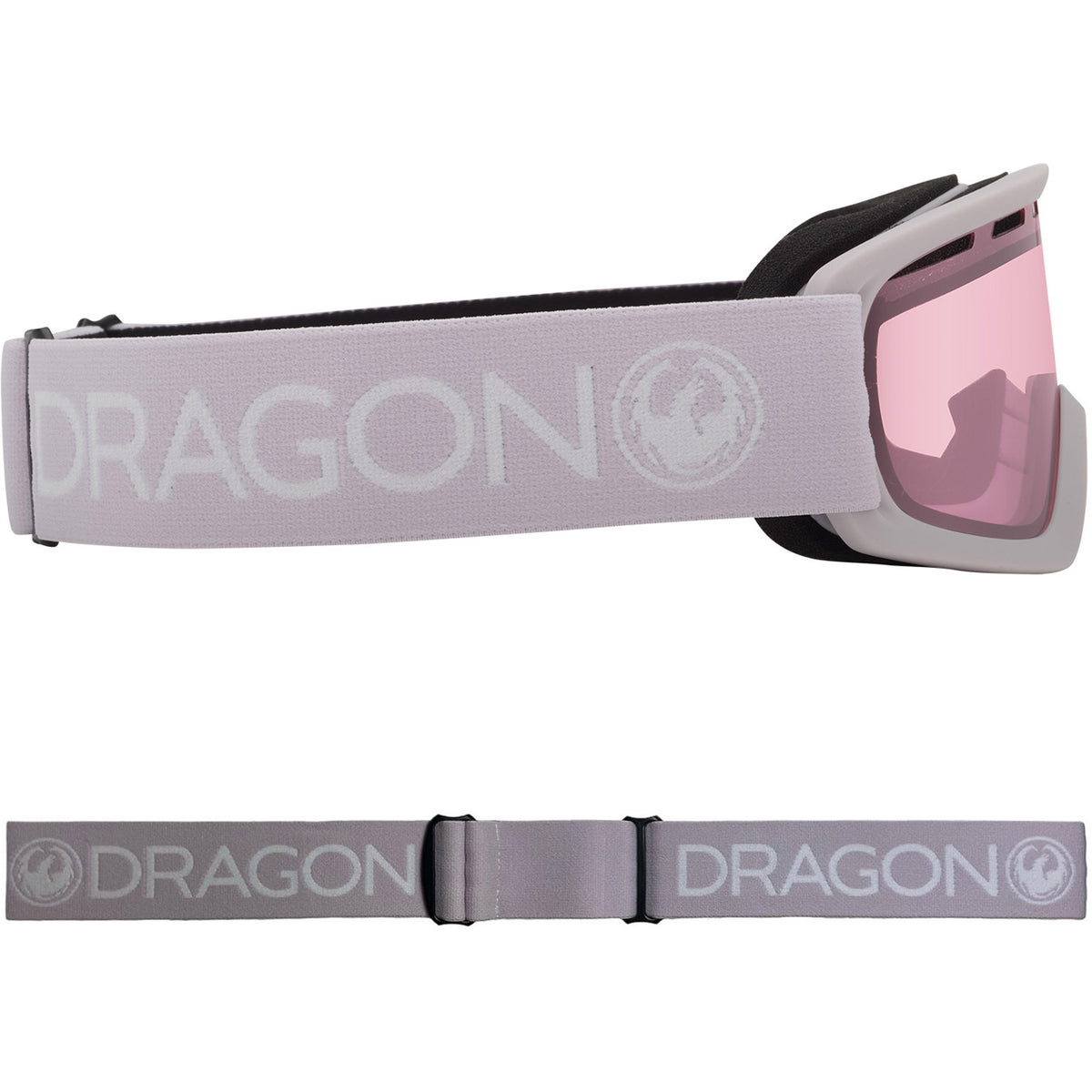Dragon LIL D Asian Fit Snow Goggles 2023 Lilac Lumalens Light Rose Lens