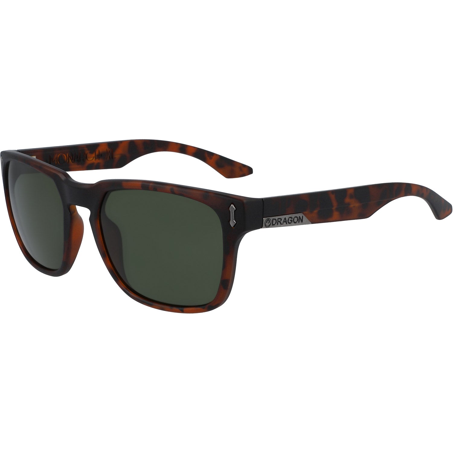 Dragon Monarch XL Sunglasses Jet Black w/ Lumalens Smoke Polar