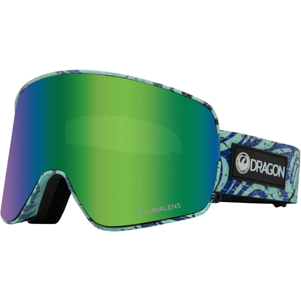Dragon NFX2 Goggle 2020 Tropics - Lumalens Green Ion w/ Lumalens Amber Lens
