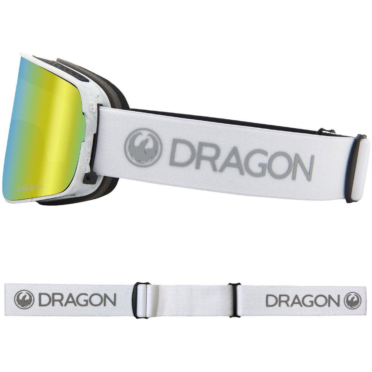 Dragon NFX2 Snow Goggles 2023 Carrara Lumalens Gold Ion Lens With Lumalens Amber Lens