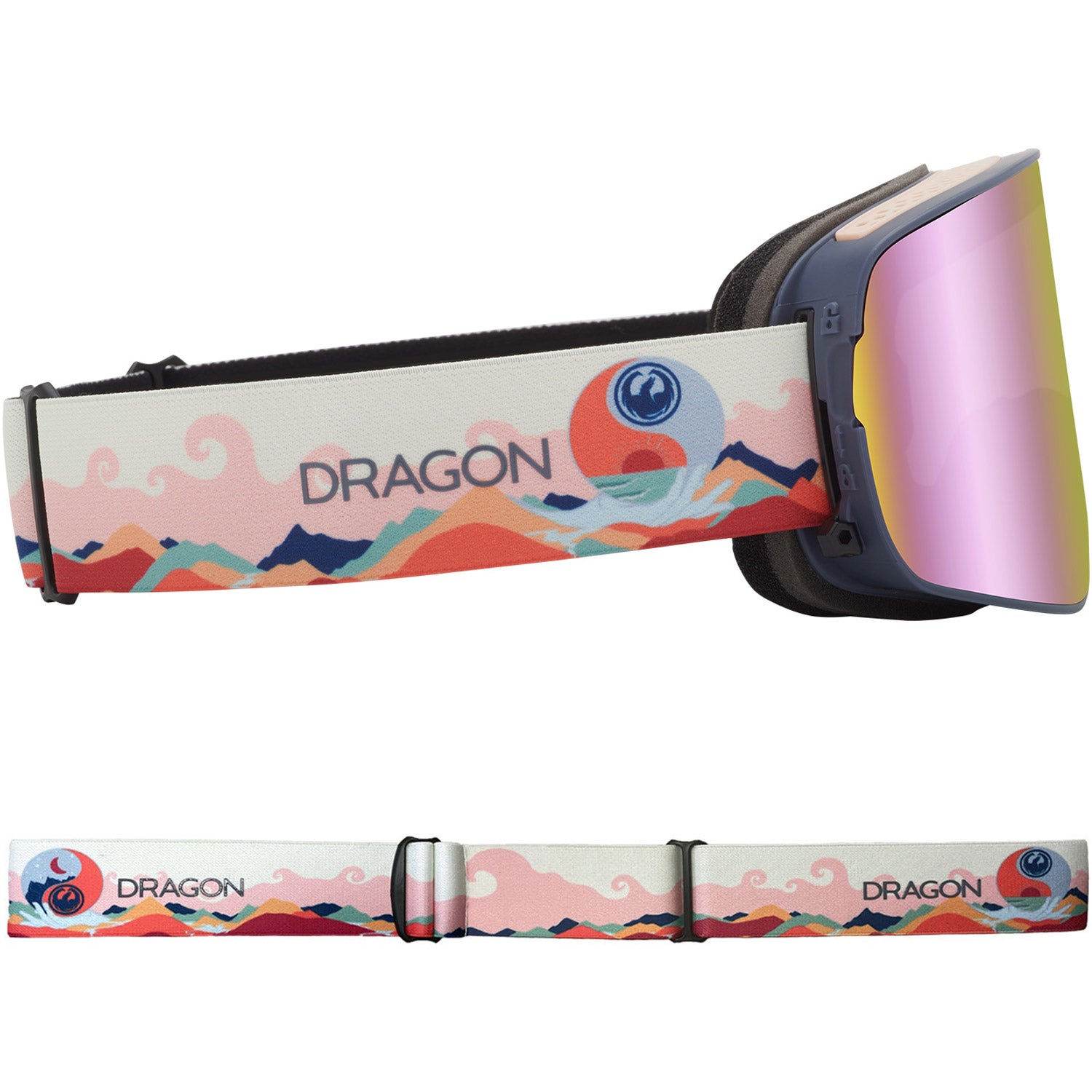Dragon NFX2 Snow Goggles 2023 Kimmy Fasani Signature Lumalens Pink Ion Lens With Lumalens Dark Smoke Lens