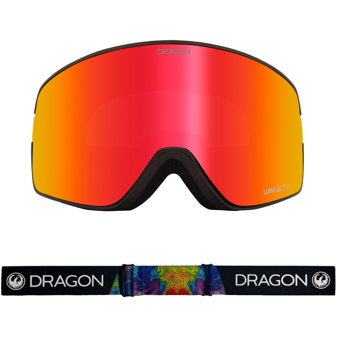 Dragon NFX2 Snow Goggles 2023 Thermal Lumalens Red Ion With Lumalens Rose Lens