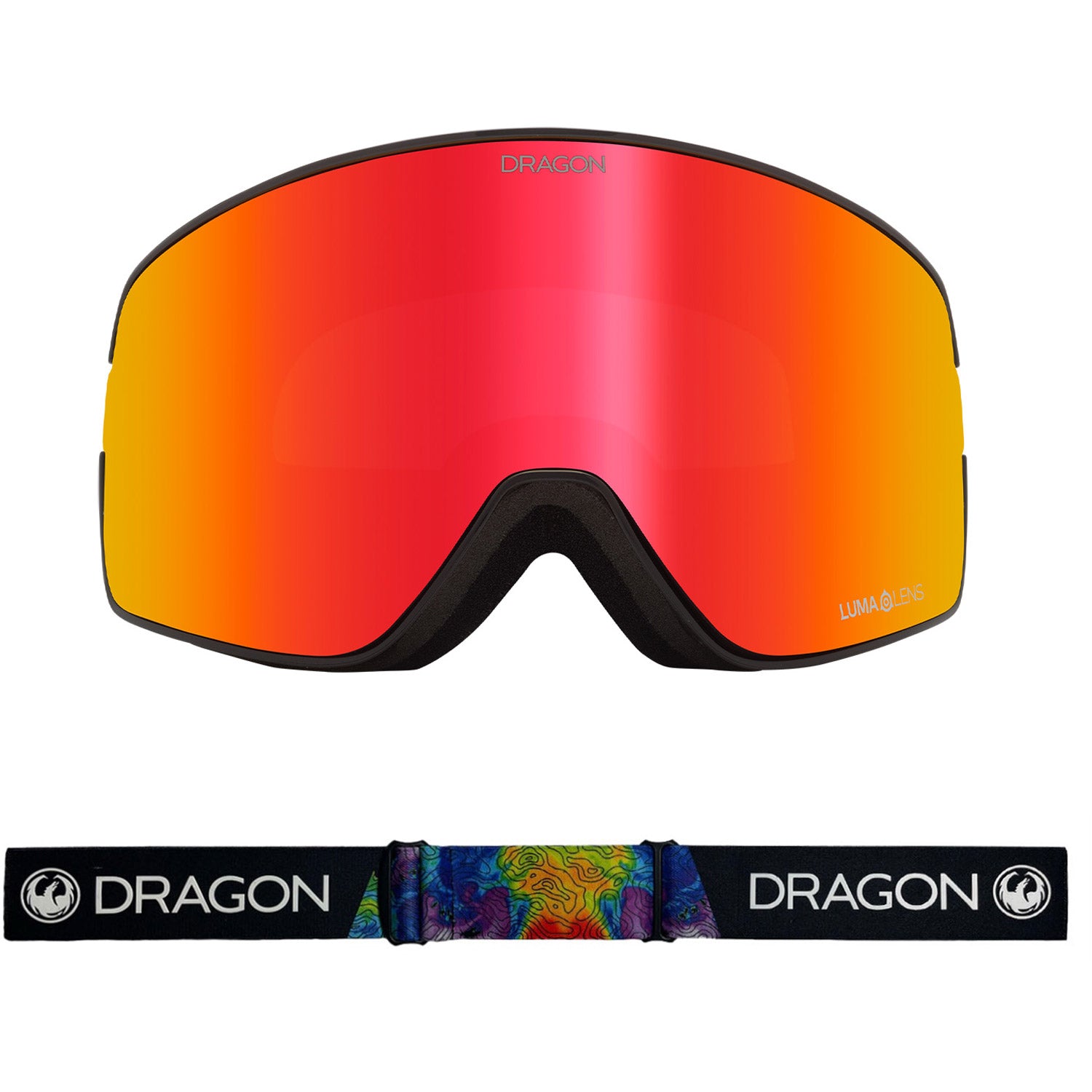 Dragon NFX2 Snow Goggles 2023 Thermal Lumalens Red Ion With Lumalens Rose Lens