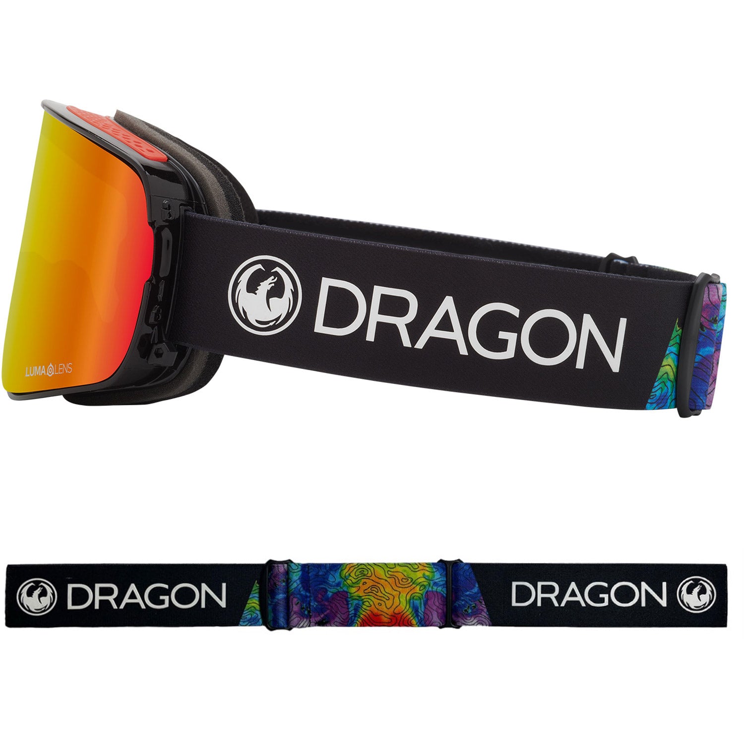 Dragon NFX2 Snow Goggles 2023 Thermal Lumalens Red Ion With Lumalens Rose Lens