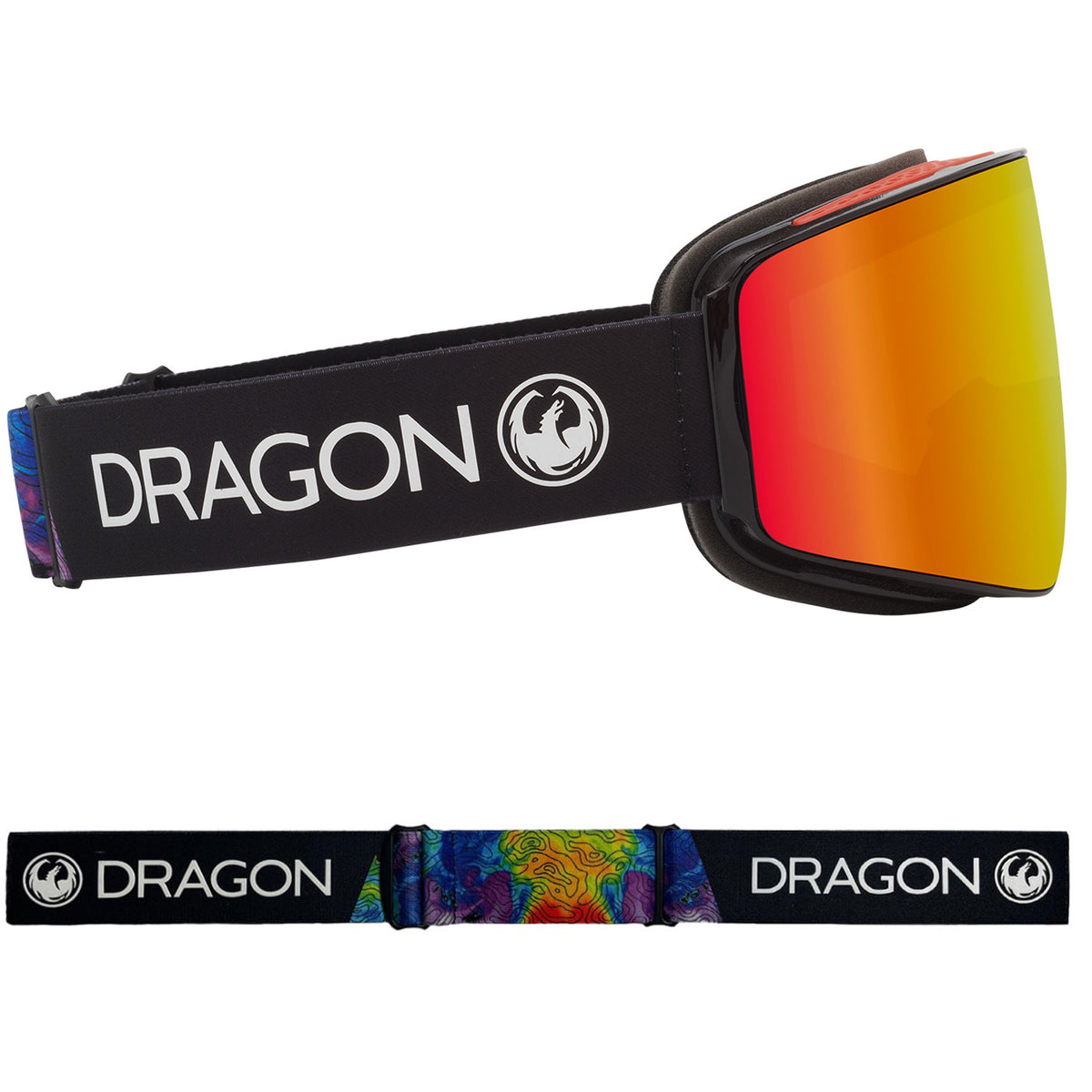 Dragon PXV Asian Fit Snow Goggles 2023 Thermal Lumalens Red Ion Lens With Lumalens Rose Lens