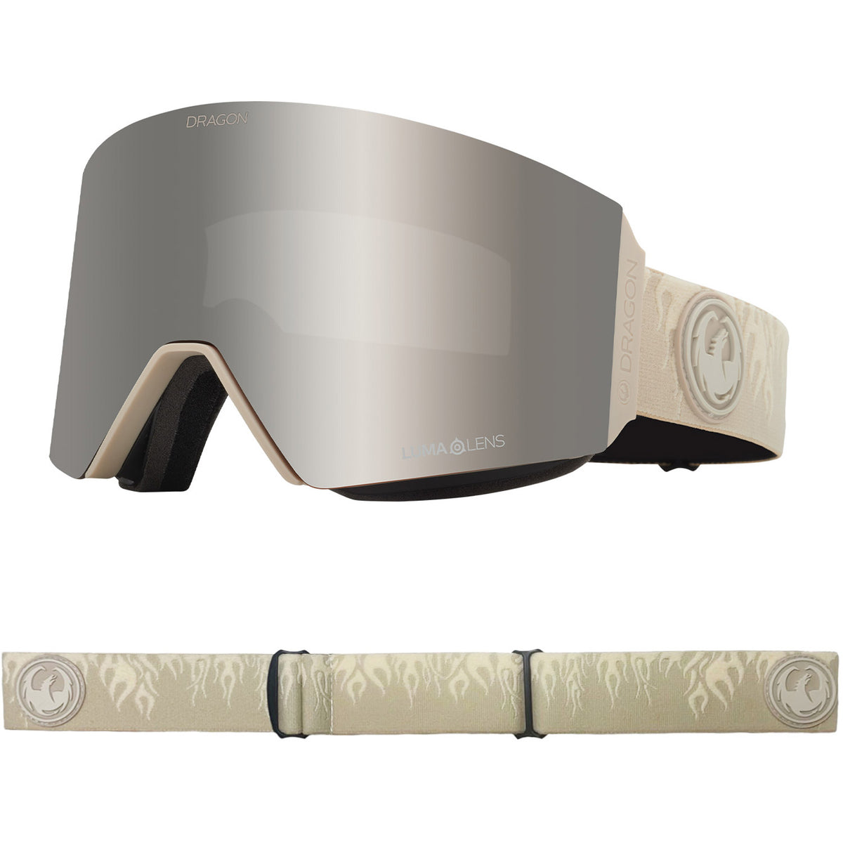 Dragon RVX OTG MAG Snow Goggles 2023 Jossi Wells Signature Lumalens Silver Ion Lens with Lumalens Amber Lens