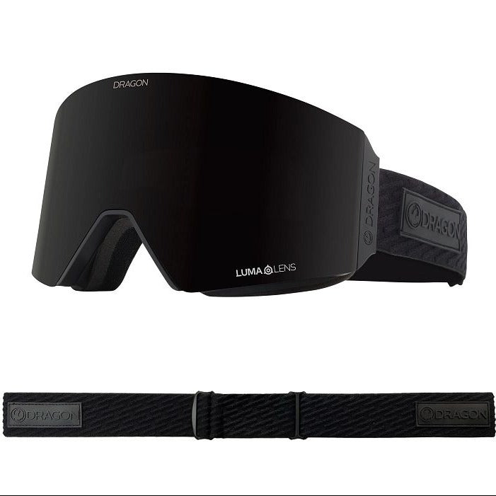 Dragon RVX OTG MAG Snow Goggles 2023 Midnight Lumalens Midnight Lens with Lumalens Violet Lens