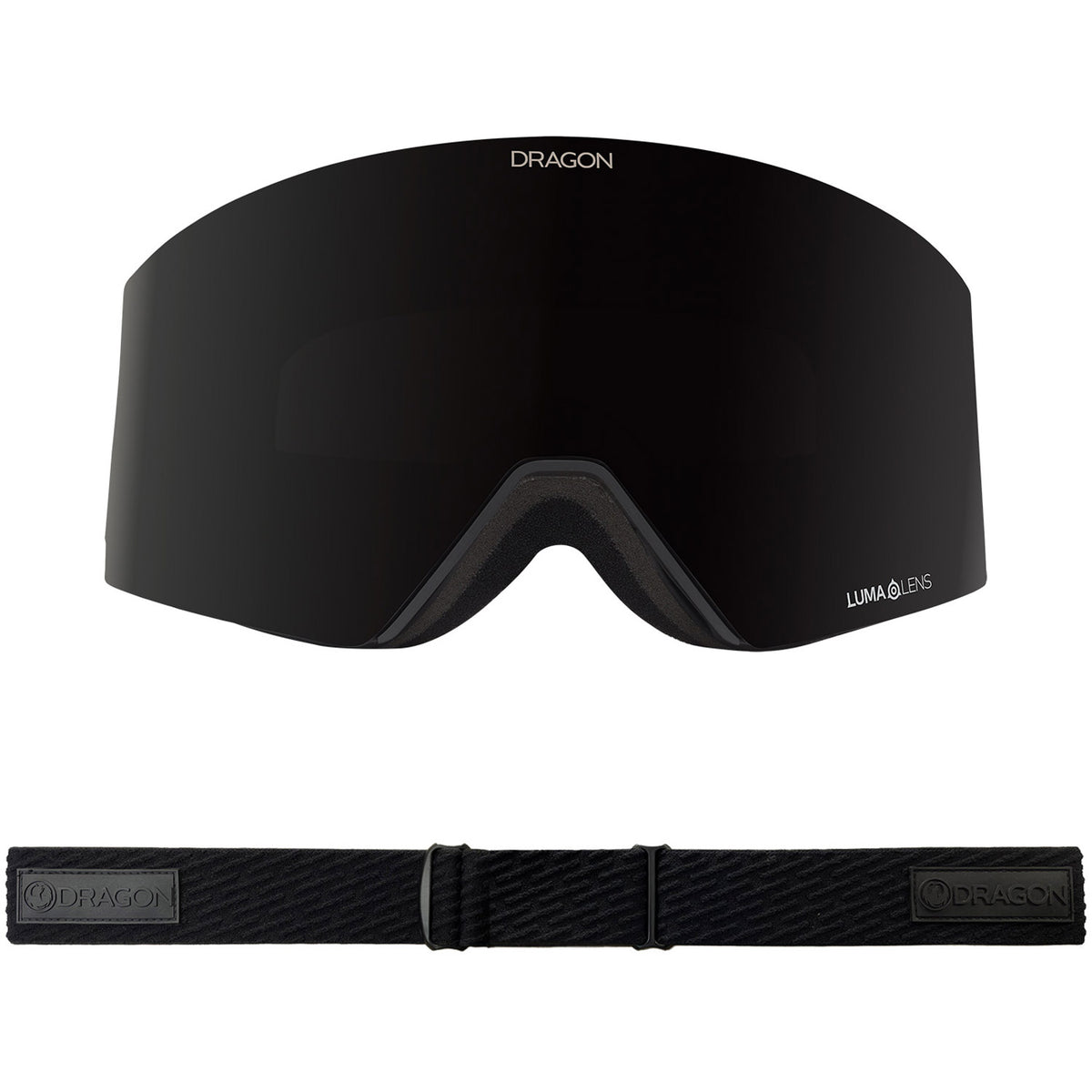 Dragon RVX OTG MAG Snow Goggles 2023 Midnight Lumalens Midnight Lens with Lumalens Violet Lens