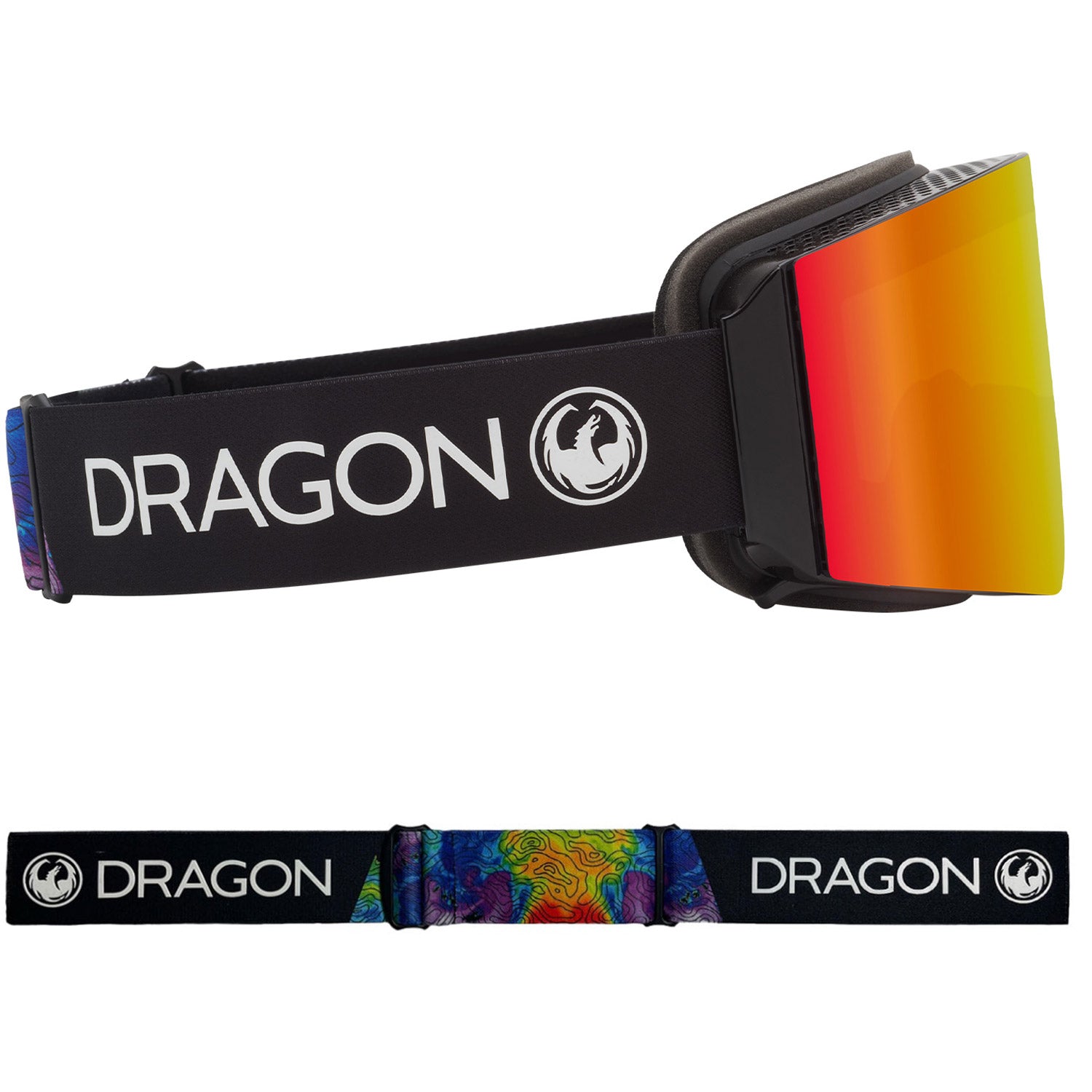 Dragon RVX OTG MAG Snow Goggles 2023 Thermal Lumalens Red Ion Lens with Lumalens Rose Lens